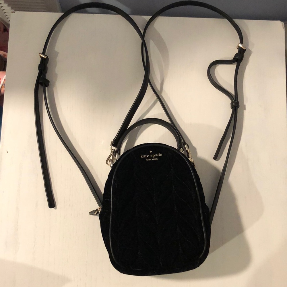 Authentic Kate Spade Velvet Mini Backpack